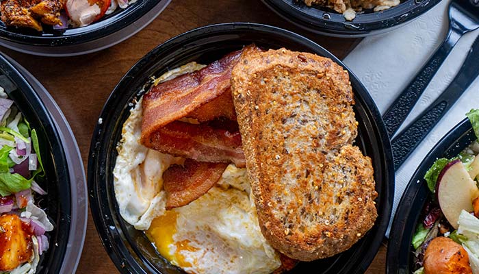 Franks Cafe Boardman Ohio restaurant brunch togo in a bowl